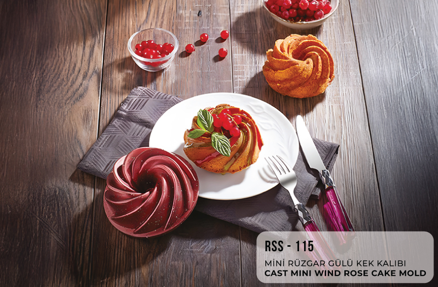 MİNİ RÜZGAR GÜLÜ KEK KALIBI